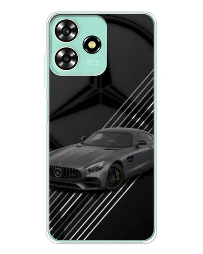 Чехол для ZTE Blade A73 с картинкой «Mercedes AMG — графика»