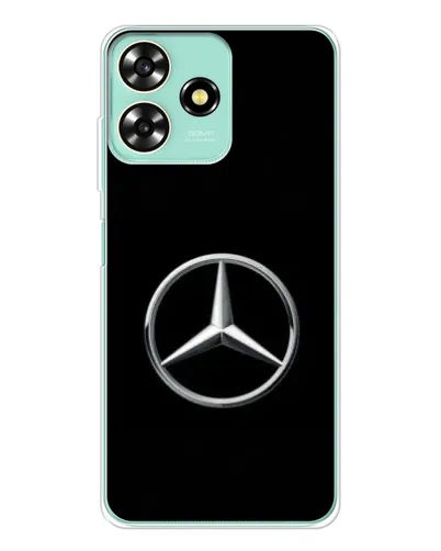 Чехол для ZTE Blade A73 с картинкой «Mercedes классический лого»