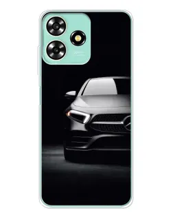 Чехол для ZTE Blade A73 с картинкой «Свет фар Mercedes»