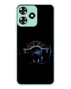 Чехол для ZTE Blade A73 с картинкой «Салон Audi — руль» Чехол для ZTE Blade A73 с картинкой «Салон Audi — руль»
