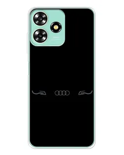 Чехол для ZTE Blade A73 с картинкой «Audi — световой подпись» Чехол для ZTE Blade A73 с картинкой «Audi — световой подпись»