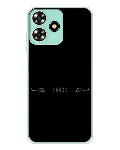 Чехол для ZTE Blade A73 с картинкой «Audi — световой подпись»