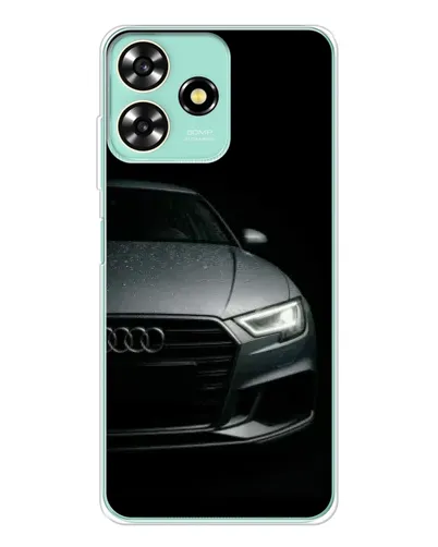 Чехол для ZTE Blade A73 с картинкой «Audi — детализация кузова»