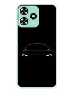 Чехол для ZTE Blade A73 с картинкой «Взгляд Audi в темноте»