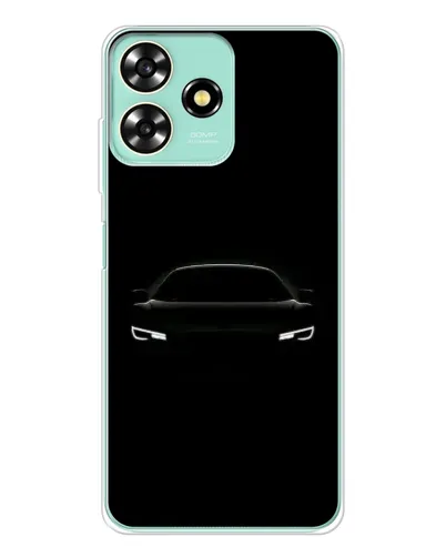 Чехол для ZTE Blade A73 с картинкой «Взгляд Audi в темноте»