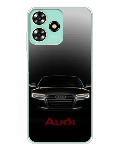 Чехол для ZTE Blade A73 с картинкой «Audi — градиентный контур»