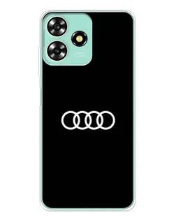 Чехол для ZTE Blade A73 с картинкой «Audi White Logo»