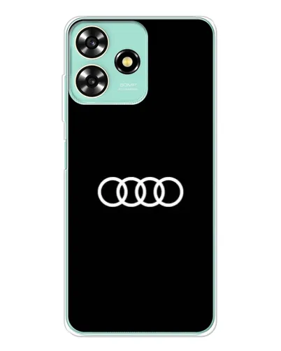 Чехол для ZTE Blade A73 с картинкой «Audi White Logo»