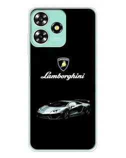 Чехол для ZTE Blade A73 с картинкой «Логотип Lamborghini классика»