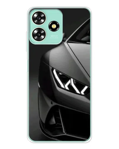 Чехол для ZTE Blade A73 с картинкой «Lamborghini фары детализация»