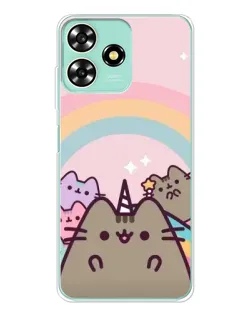 Чохол для ZTE Blade A73 з картинкою «Єдиноріг Pusheen»