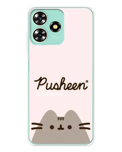 Чохол для ZTE Blade A73 з картинкою «Pusheen логотип»