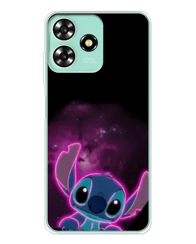 Чехол для ZTE Blade A73 с картинкой «Неоновый Stitch»