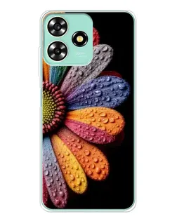 Чохол для ZTE Blade A73 з картинкою «Райдужна квітка»