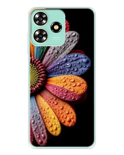 Чохол для ZTE Blade A73 з картинкою «Райдужна квітка»
