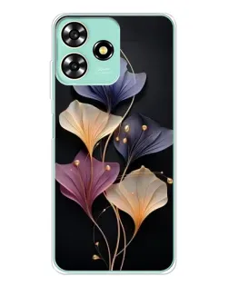 Чохол для ZTE Blade A73 з картинкою «Лілові квіти грації»