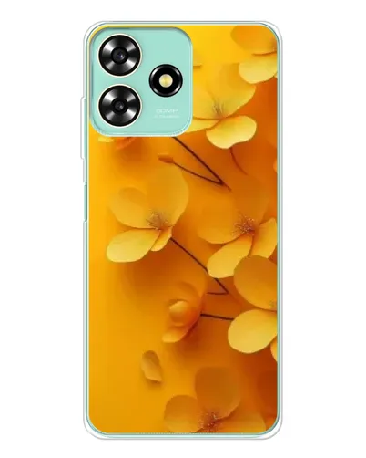 Чохол для ZTE Blade A73 з картинкою «Золоті пелюстки»