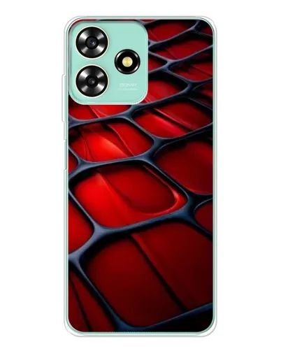 Чохол для ZTE Blade A73 з картинкою «Червона глянцева сітка» Чохол для ZTE Blade A73 з картинкою «Червона глянцева сітка»