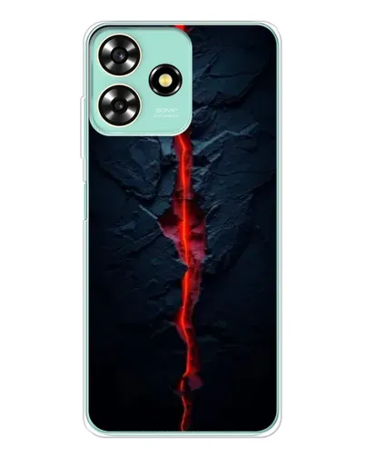 Чохол для ZTE Blade A73 з картинкою «Червона лавова тріщина» Чохол для ZTE Blade A73 з картинкою «Червона лавова тріщина»