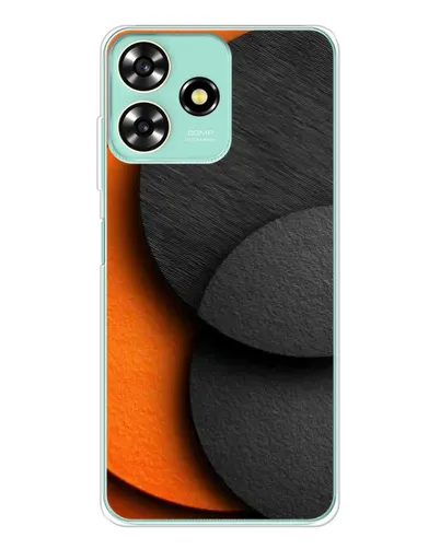 Чохол для ZTE Blade A73 з картинкою «Геометрія помаранчевих кіл» Чохол для ZTE Blade A73 з картинкою «Геометрія помаранчевих кіл»