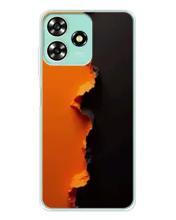 Чохол для ZTE Blade A73 з картинкою «Помаранчевий розлом»