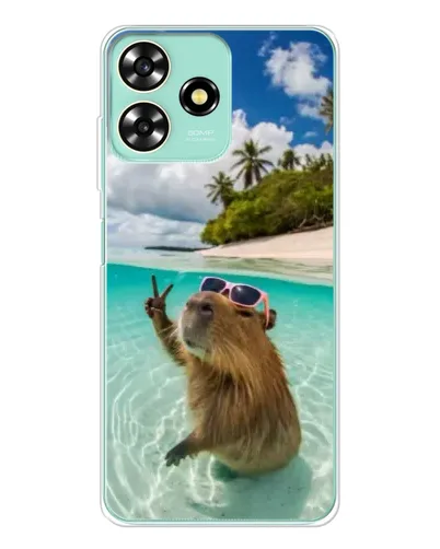 Чохол для ZTE Blade A73 з картинкою «Капібара на морі» Чохол для ZTE Blade A73 з картинкою «Капібара на морі»