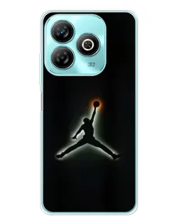 Чехол для ZTE Blade A75 с картинкой «Jordan Gradient Logo»