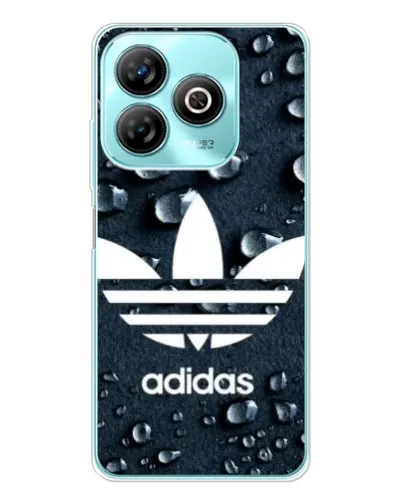 Чехол для ZTE Blade A75 с картинкой «Adidas Trefoil Blue»