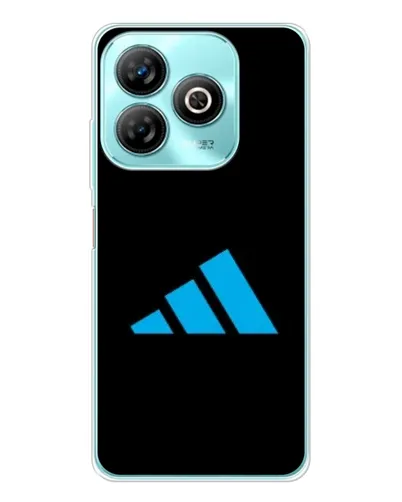 Чехол для ZTE Blade A75 с картинкой «Adidas Cyan Logo»
