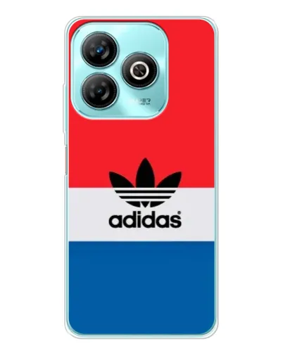 Чехол для ZTE Blade A75 с картинкой «Ретро блоки Adidas»