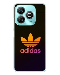 Чехол для ZTE Blade A75 с картинкой «Градиент Adidas»
