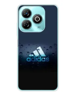 Чехол для ZTE Blade A75 с картинкой «Adidas Water Drops»