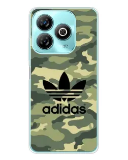 Чехол для ZTE Blade A75 с картинкой «Милитари стиль Adidas»
