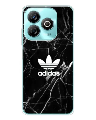 Чехол для ZTE Blade A75 с картинкой «Белый мрамор Adidas»