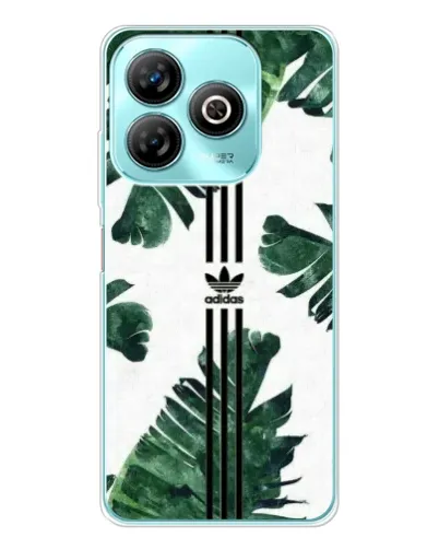 Чехол для ZTE Blade A75 с картинкой «Пальмовые листья адидас»