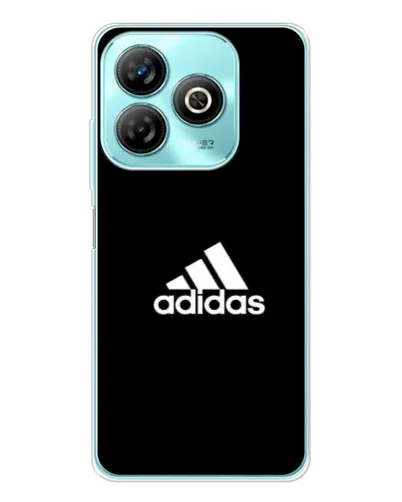 Чехол для ZTE Blade A75 с картинкой «Черная классика Adidas»