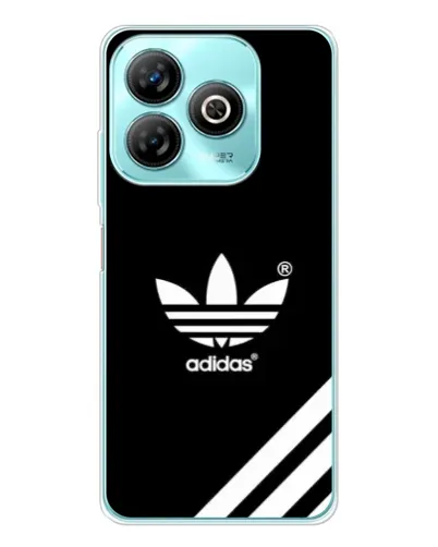 Чехол для ZTE Blade A75 с картинкой «Adidas с диагональными полосами»