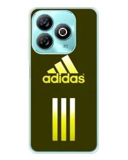 Чехол для ZTE Blade A75 с картинкой «Оливковый градиент Adidas»
