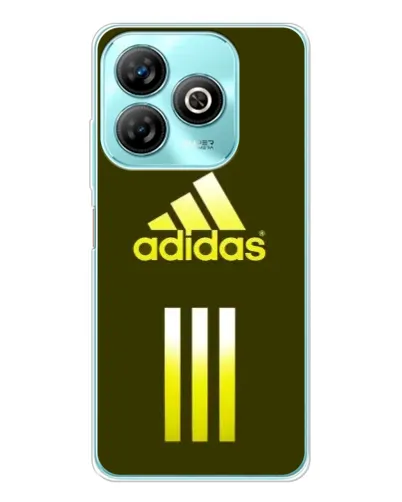 Чехол для ZTE Blade A75 с картинкой «Оливковый градиент Adidas»
