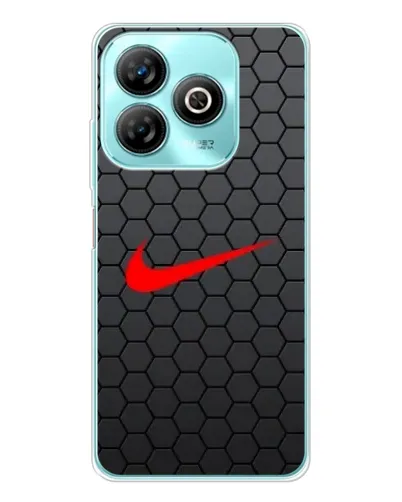 Чохол для ZTE Blade A75 з картинкою «Nike — карбонова сітка»