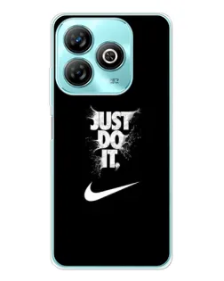 Чохол для ZTE Blade A75 з картинкою «Текстовий принт Nike»