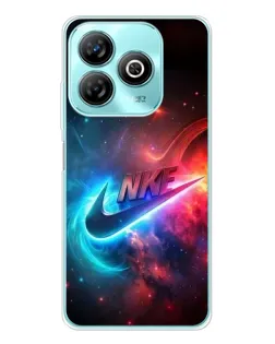 Чохол для ZTE Blade A75 з картинкою «Вогняний логотип Nike»