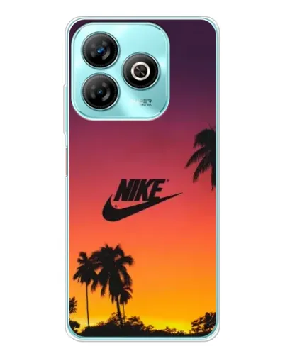 Чохол для ZTE Blade A75 з картинкою «Nike на заході сонця»