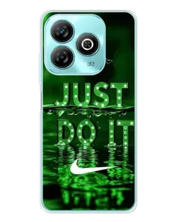 Чохол для ZTE Blade A75 з картинкою «Зелений неоновий Nike»