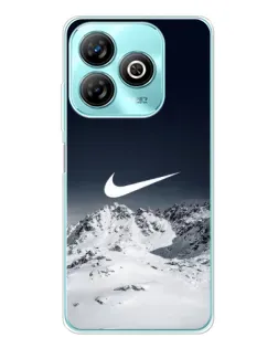 Чохол для ZTE Blade A75 з картинкою «Nike — зимові гори»