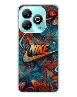 Чохол для ZTE Blade A75 з картинкою «Nike в абстракції»