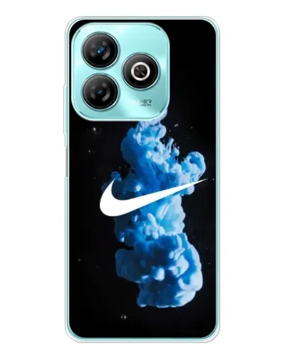 Чохол для ZTE Blade A75 з картинкою «Nike та синій дим»