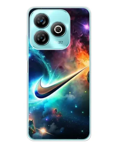 Чохол для ZTE Blade A75 з картинкою «Космічний Nike Swoosh»