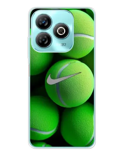 Чохол для ZTE Blade A75 з картинкою «Тенісні м'ячі Найк»