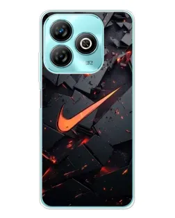 Чохол для ZTE Blade A75 з картинкою «Nike — ефект розломів»